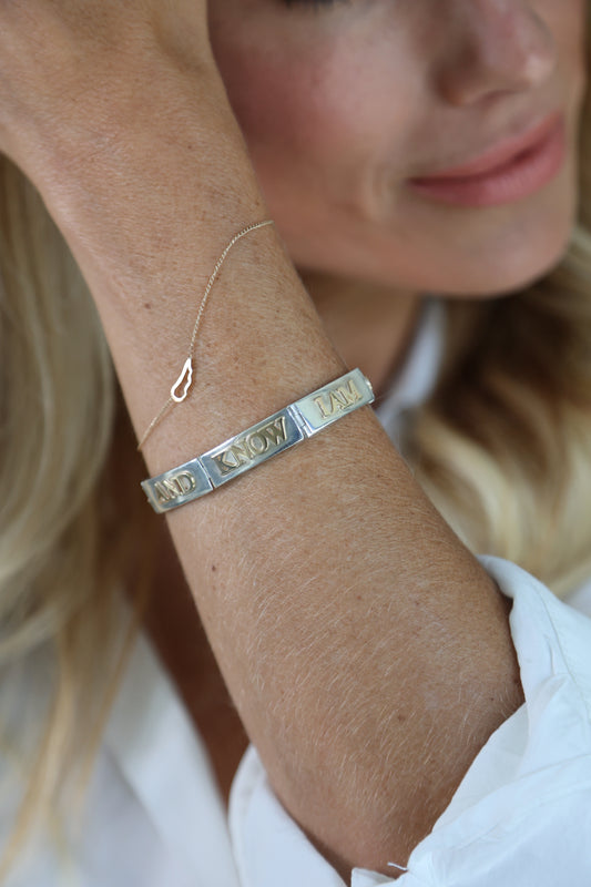 Wings of Refuge Bracelet - Silver
