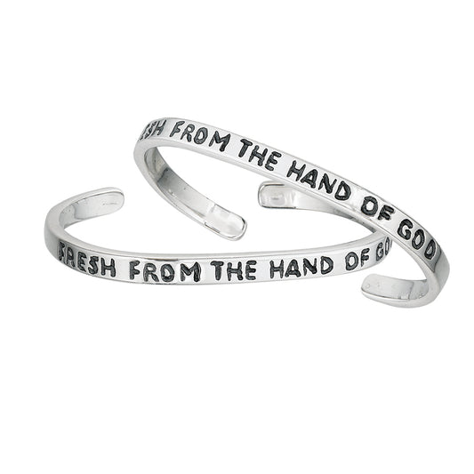 Fresh From The Hand of God Baby Cuff