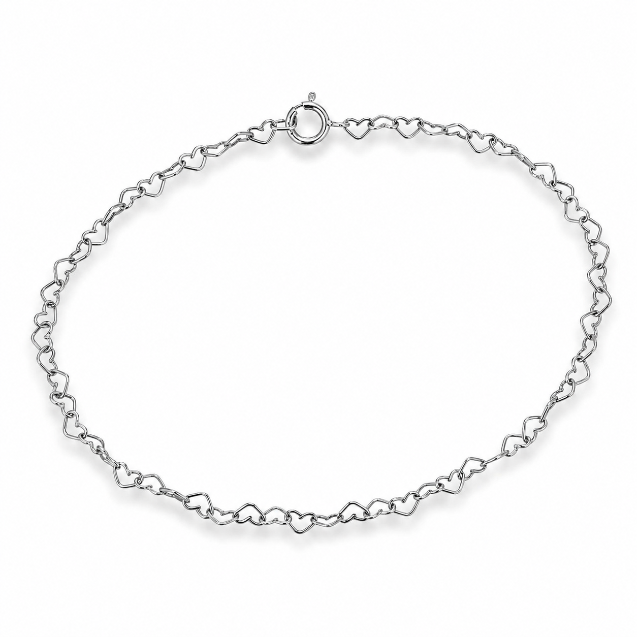 Eternal Love Chain Bracelet - Sterling Silver