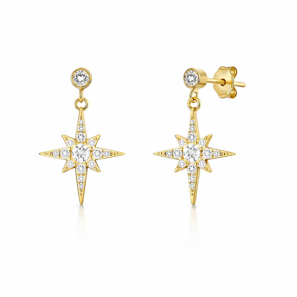 Northern Star Drop Earrings