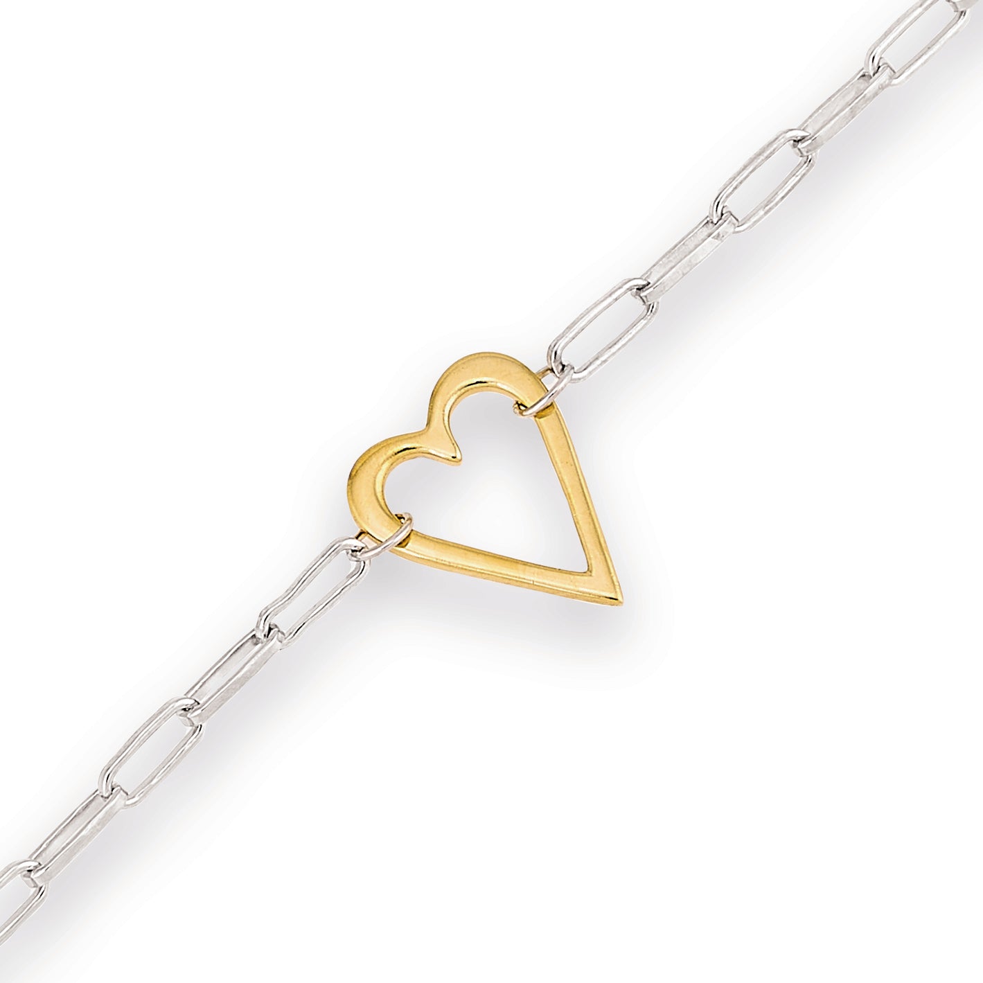 Heart of Gold Bracelet - Two-Tone