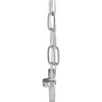 Bound in Love Toggle Necklace - White Gold