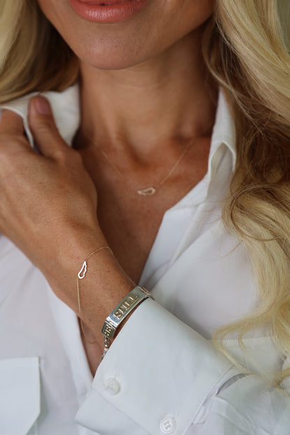 Wings of Refuge Bracelet - Silver