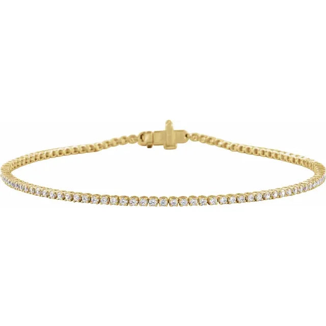 Classic Diamond Tennis Bracelet - 1 Carat