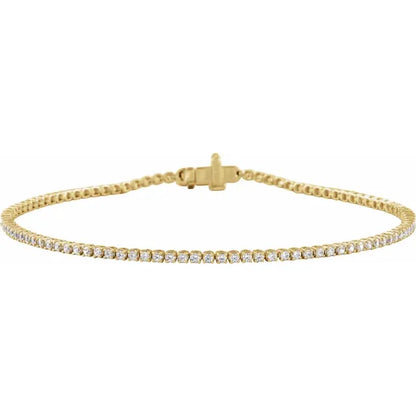 Classic Diamond Tennis Bracelet - 1 Carat