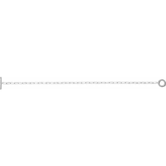 Bound in Love Toggle Bracelet - WG