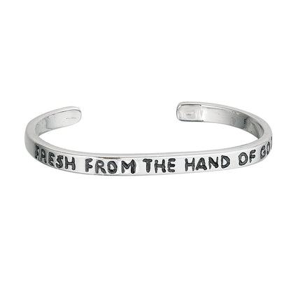 Fresh From The Hand of God Baby Cuff