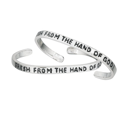 Fresh From The Hand of God Baby Cuff