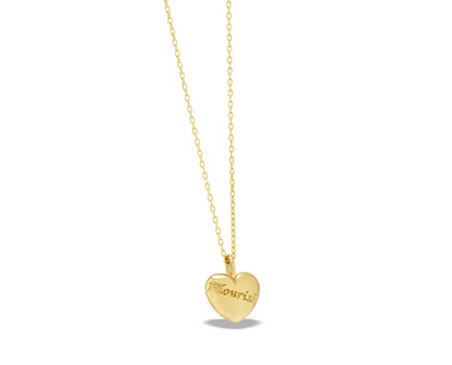 Flourish Heart Necklace - Gold