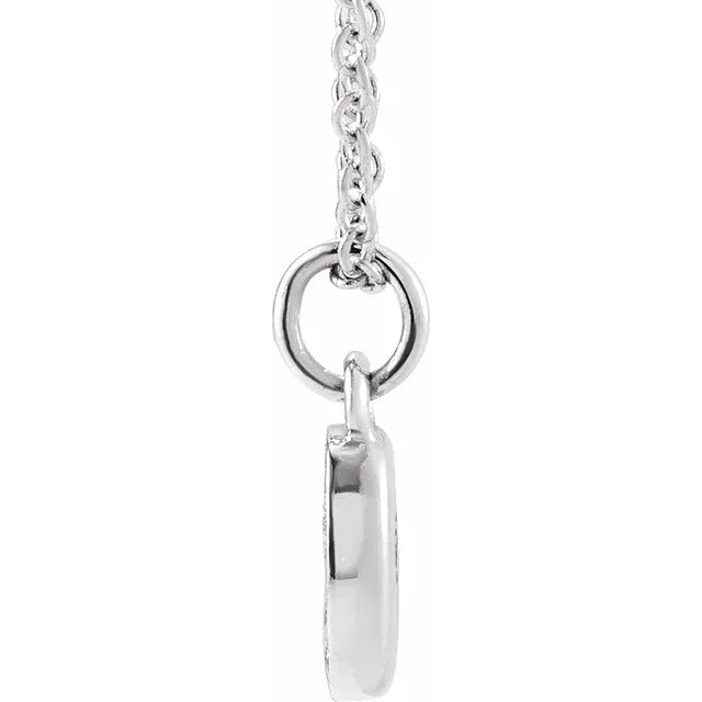 Natural Diamond Petite Pave Number Necklace
