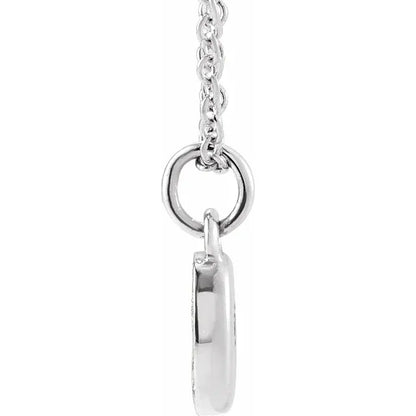 Natural Diamond Petite Pave Number Necklace