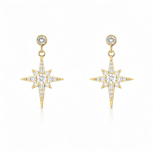Northern Star Drop Earrings