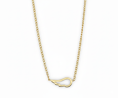 Wings of Refuge Necklace - Gold