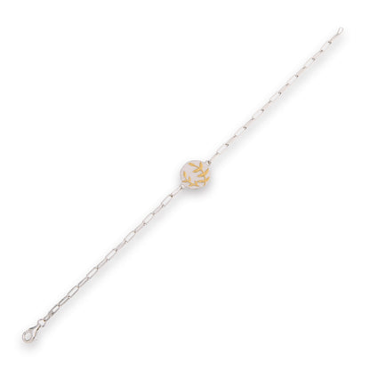 Olive Branch Bracelet - Two-Tone