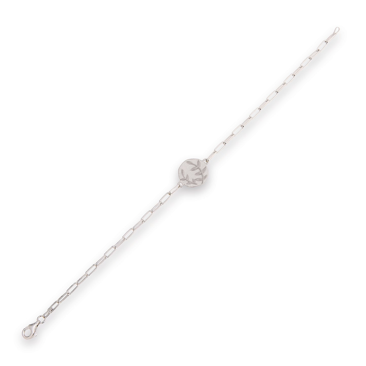 Olive Branch Bracelet - Silver