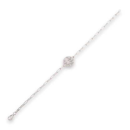 Olive Branch Bracelet - Silver