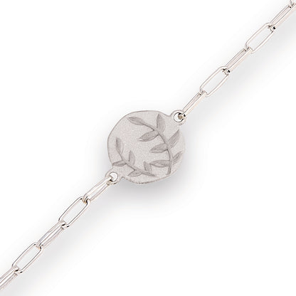 Olive Branch Bracelet - Silver
