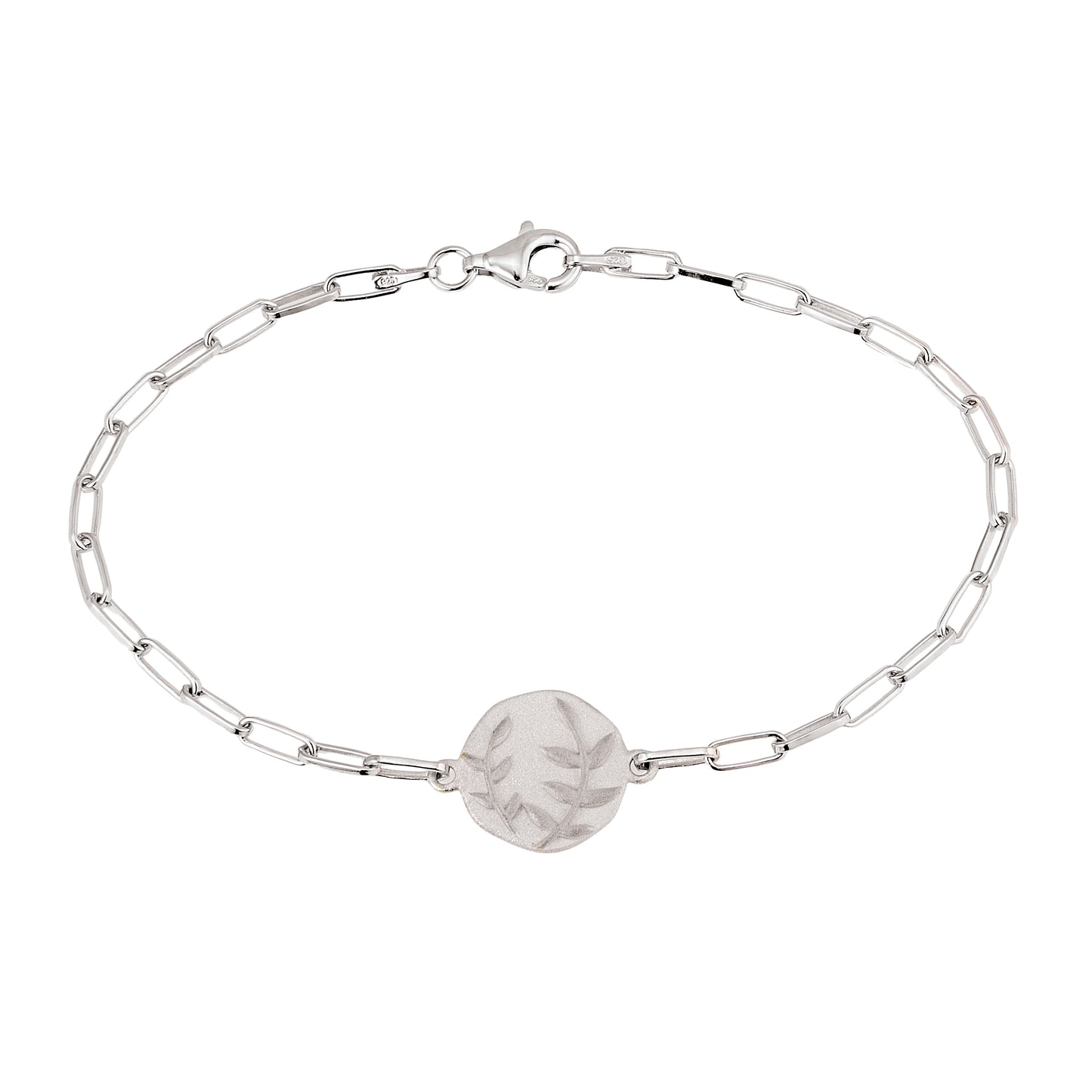 Olive Branch Bracelet - Silver