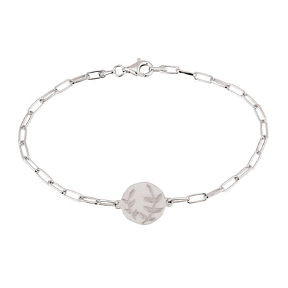 Olive Branch Bracelet - Silver