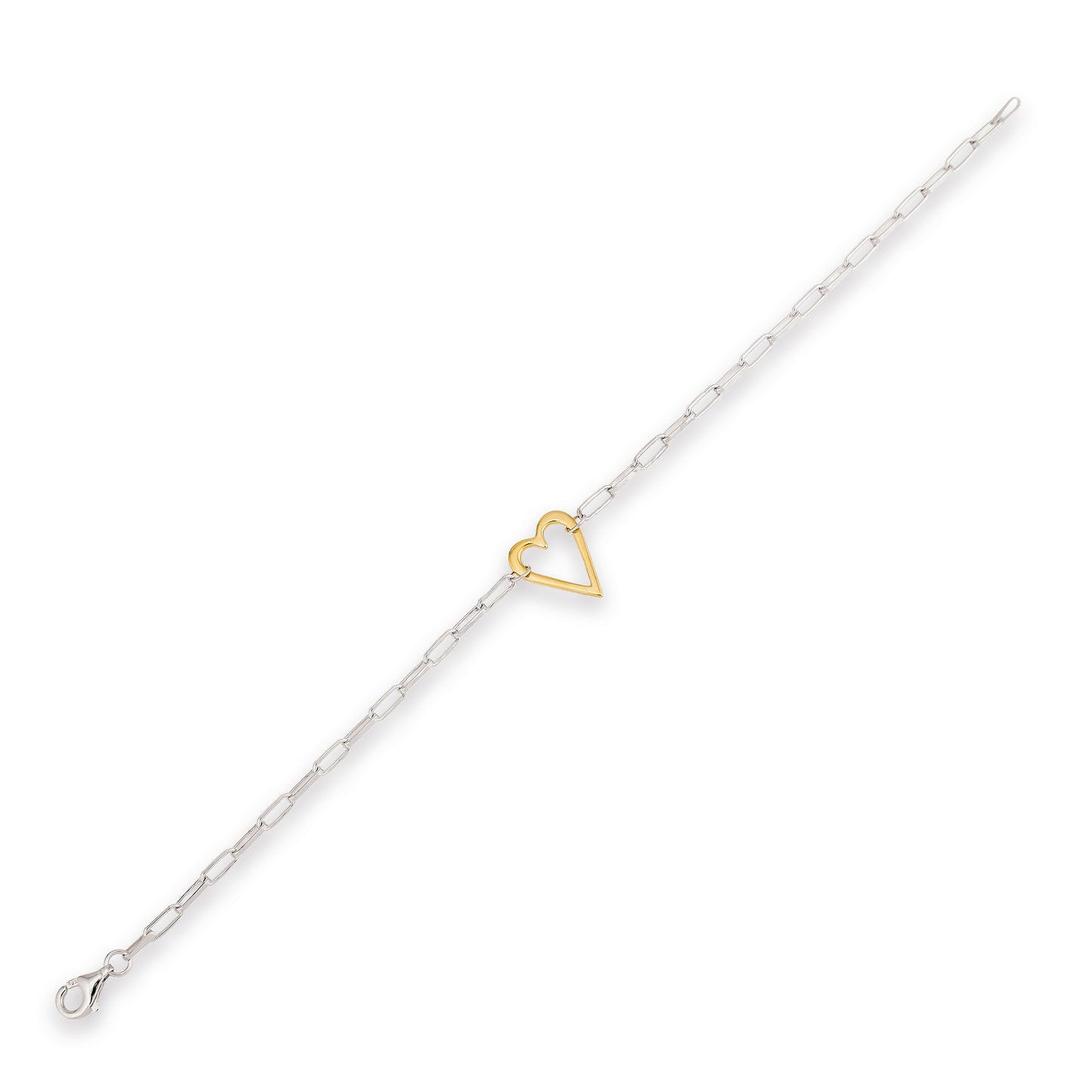 Heart of Gold Bracelet - Two-Tone