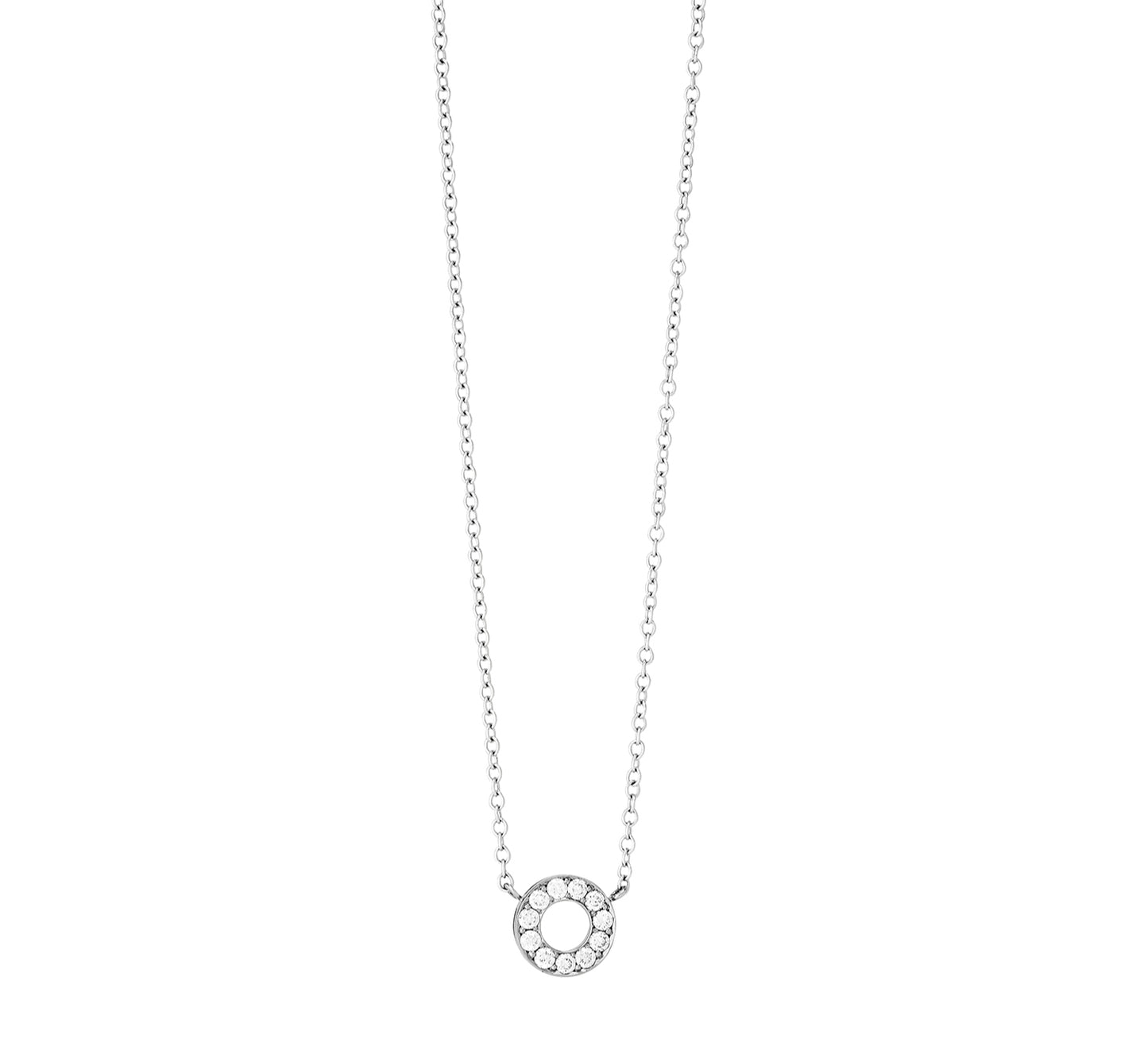 Diamond Halo Necklace